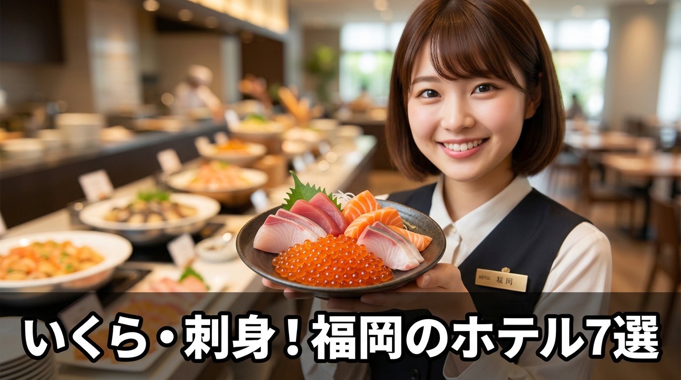 いくら・刺身が自慢！福岡の海鮮バイキングホテルおすすめ7選