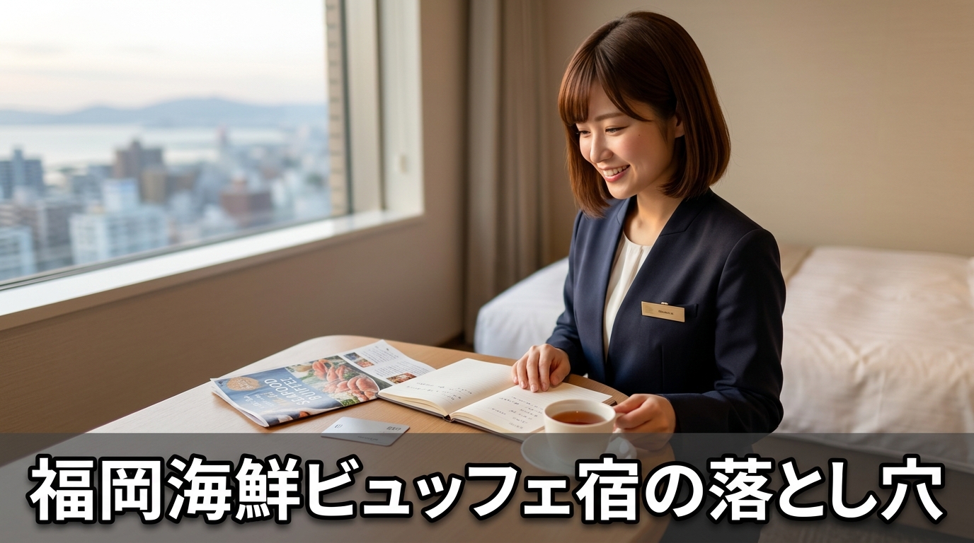 福岡で海鮮ビュッフェ付ホテルに泊まるデメリット